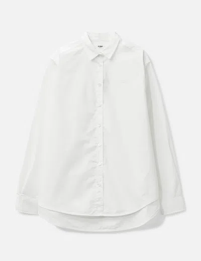 Glowny G Classic Embroidered Button-up Shirt In Blue