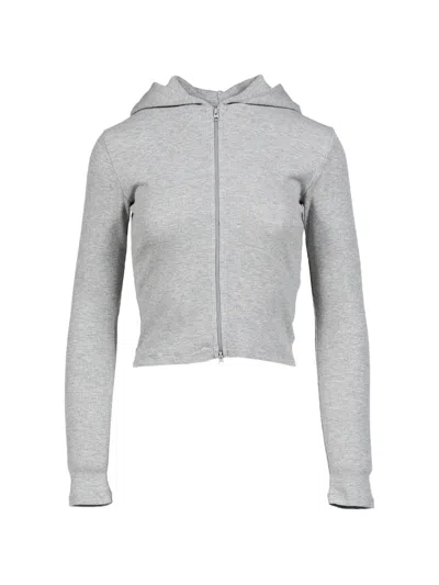 Glowny G Classic Essential Ribbed-knit Zip-up Hoodie In Multi