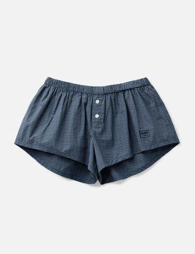 Glowny G Classic Micro Shorts In Blue