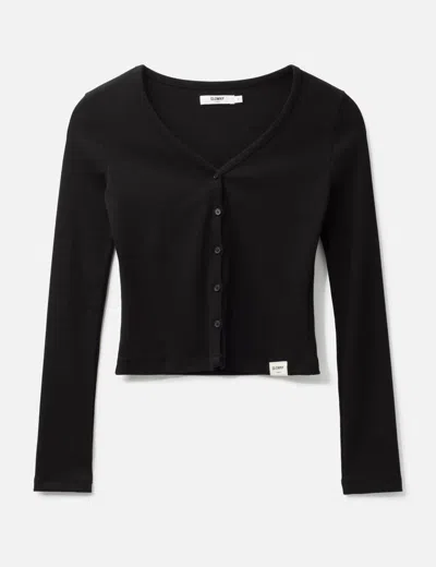 Glowny G Classic V-neck Cardigan In Black