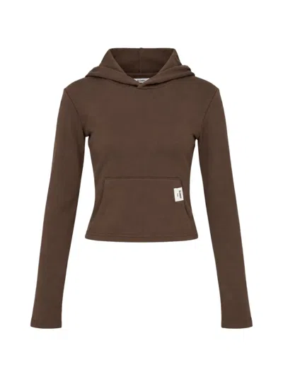 Glowny G Comfort Pouch-pocket Hoodie In Brown