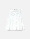 Glowny G Ruffled Button Blouse In White
