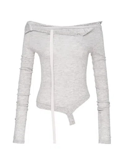 Glowny Long-sleeve Top In Gray