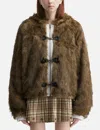 Glowny Moor Reversible Fur Jacket In Brown
