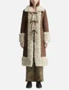 Glowny Olsen Fur Coat In Multi