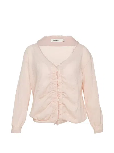 Glowny Sherbet Cardigan In Pink