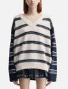 Glowny Sundae Stripe Knit Pullover In Multi