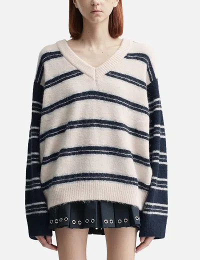 Glowny Sundae Stripe Knit Pullover In Multi