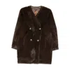 Glox Faux-fur Jacket In Multi