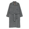 Glox Belted Patch-pocket Coat