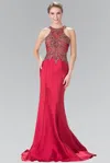 Gls Burgundy Prom Long Formal Dress In Burgundy
