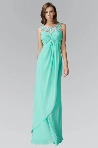 Gls Empire Line Prom Long Dress In Multi