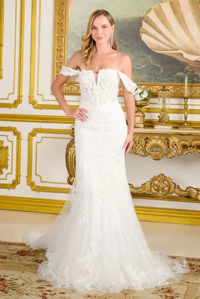 Gls Gl3713 Long Corset Bridal Wedding Dress