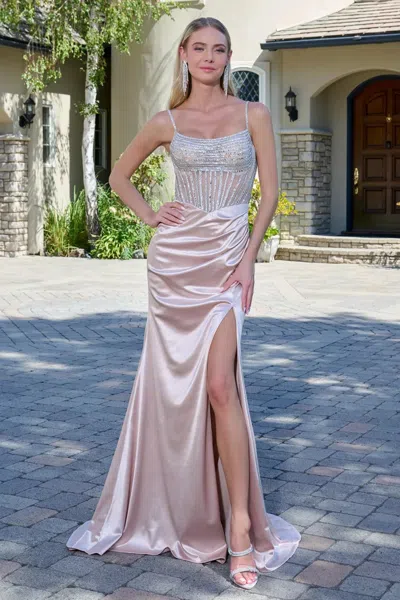 Gls Gl3798 Long Formal Corset Prom Dress