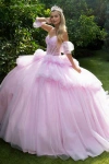 Gls Glitter Quinceanera Dress Long Ball Gown In Purple