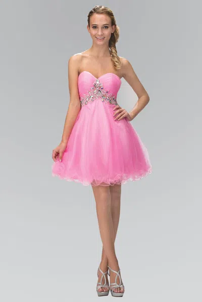 Gls Homecoming Strapless Short Prom Dress