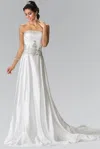 Gls Long A-line Wedding Dress In White