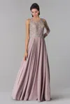 Gls Long Bridesmaid Prom Dress Formal In Purple