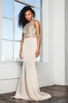 Gls Long Formal Evening Prom Dress In White