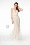 Gls Mermaid Style Long Wedding Dress In White