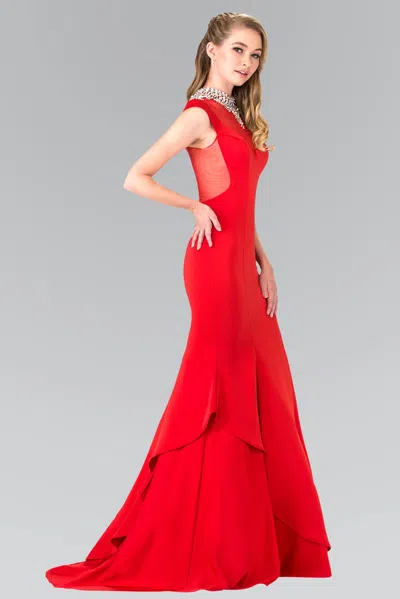 Gls Prom Long Formal Dress In Red