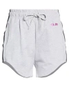 Glsr Woman Shorts & Bermuda Shorts Grey Size Xs/s Cotton In Gray