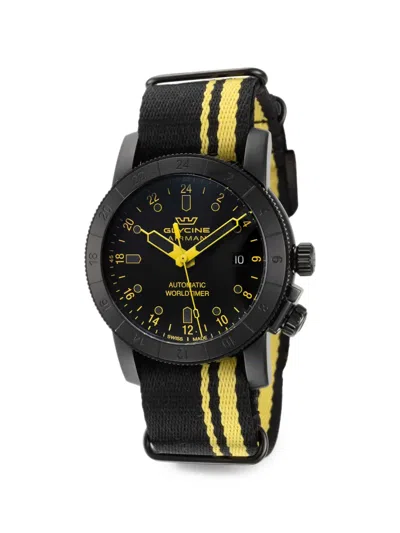 Glycine Airman 42mm Watch In Black