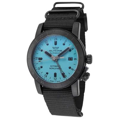 Glycine Airman Contemporary Gmt Men's Watch In Black