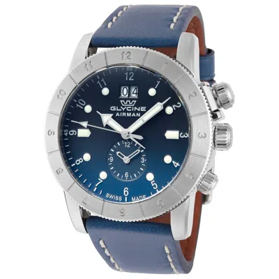 Glycine Airman Gmt Men's Watch In Blue