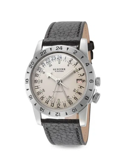 Glycine 에어맨 넘버 1 36mm 시계 In Silver