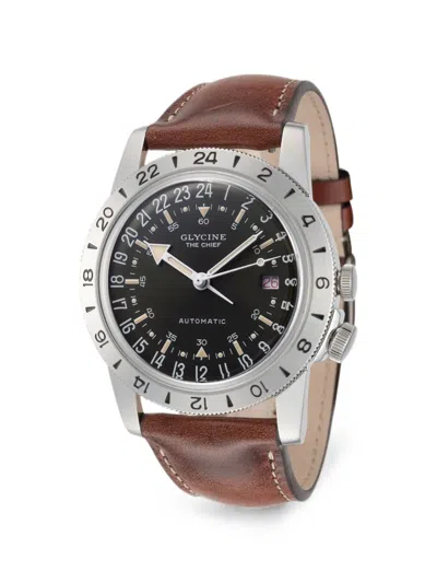 Glycine 에어맨 퓨리스트 40mm 시계 In Brown