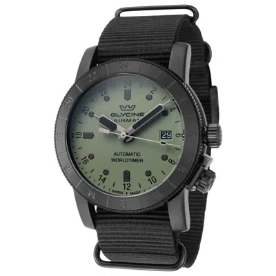 Glycine Airman Purist Men's Watch In Black