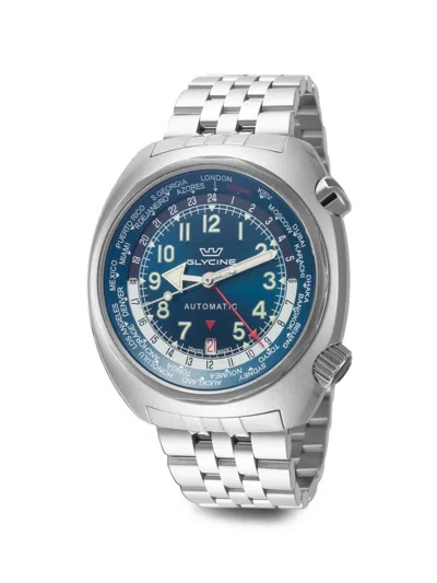 Glycine Airman Sst Gmt 43mm Watch In White