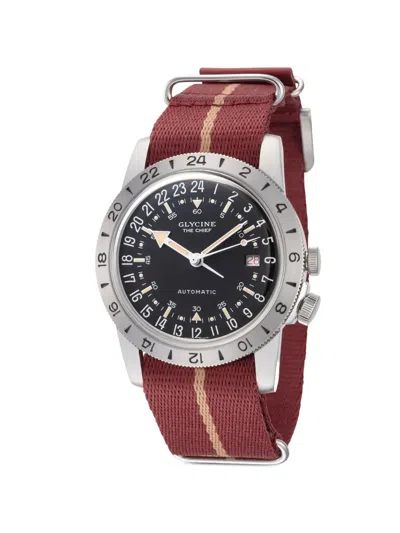 Glycine 에어맨 더 치프 40mm 시계 In Brown