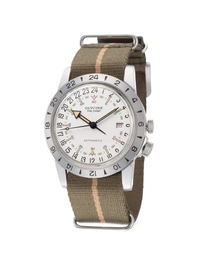Glycine 에어맨 더 치프 40mm 시계 In Gray