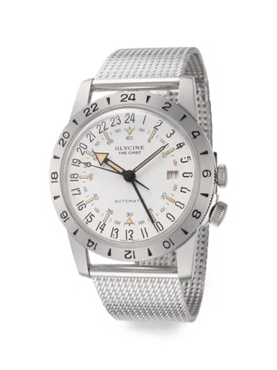 Glycine 에어맨 더 치프 40mm 시계 In Metallic