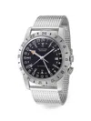 Glycine 에어맨 더 치프 40mm 시계 In Silver