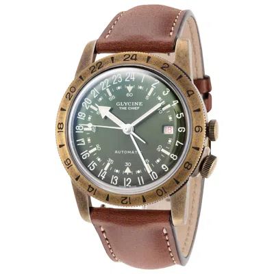 Glycine Airman The Chief Gmt Men's Watch In Orange