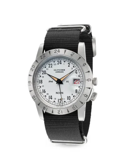 Glycine 에어맨 눈 퓨리스트 40mm 시계 In Black