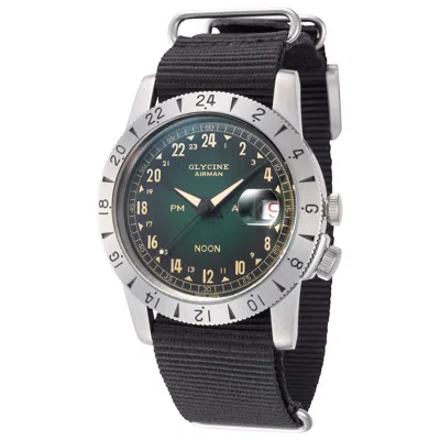 Glycine Airman Vintage Noon Purist Men's Watch In Pink