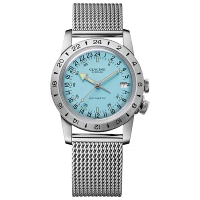 Glycine Airman Vintage Purist Women's Watch In Blue