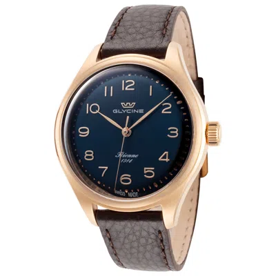 Glycine Bienne 1914 Men's Watch In Brown