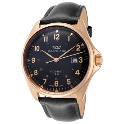 Glycine Combat 6 Classic Bronze Men's Watch In Black