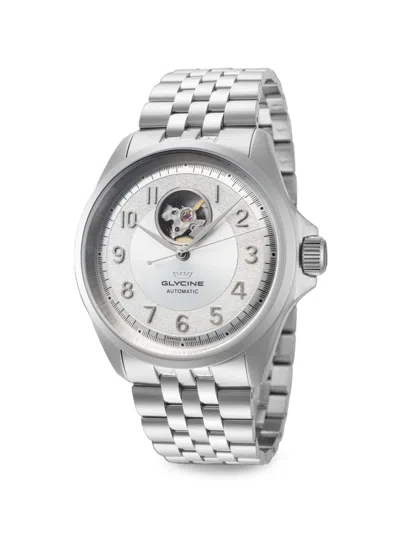 Glycine Combat Classic 40mm Watch In Silver