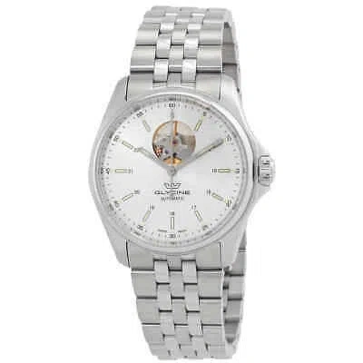 Pre-owned Glycine Combat Classic Automatic Silver Dial Unisex Watch Gl0460