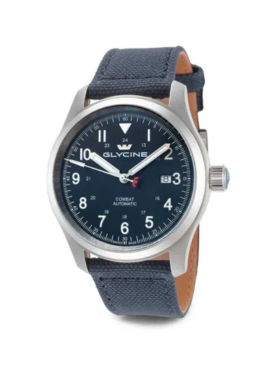 Glycine Combat Field 40mm Watch In Blue