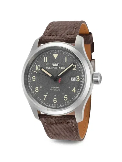 Glycine Combat Field 40mm Watch In Brown