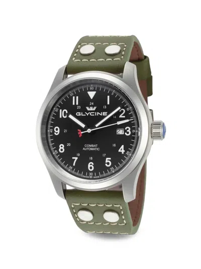 Glycine Combat Field 42mm Watch In Green