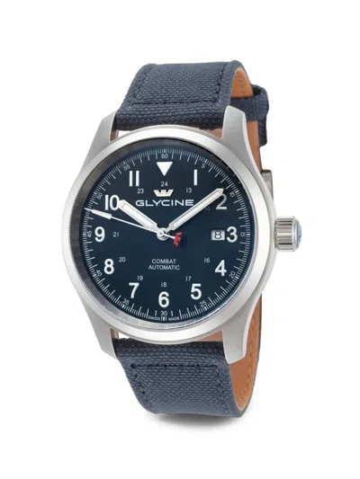 Glycine Combat Field 42mm Watch In Blue