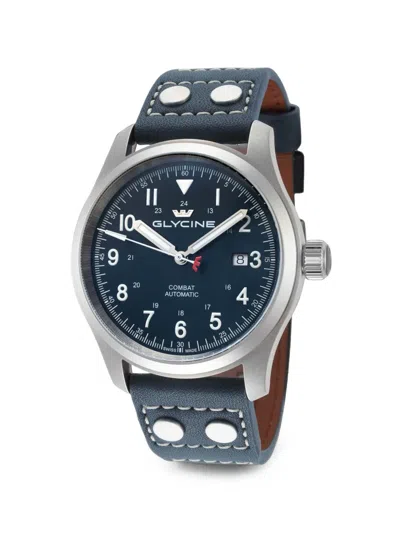 Glycine Combat Field 42mm Watch In Blue
